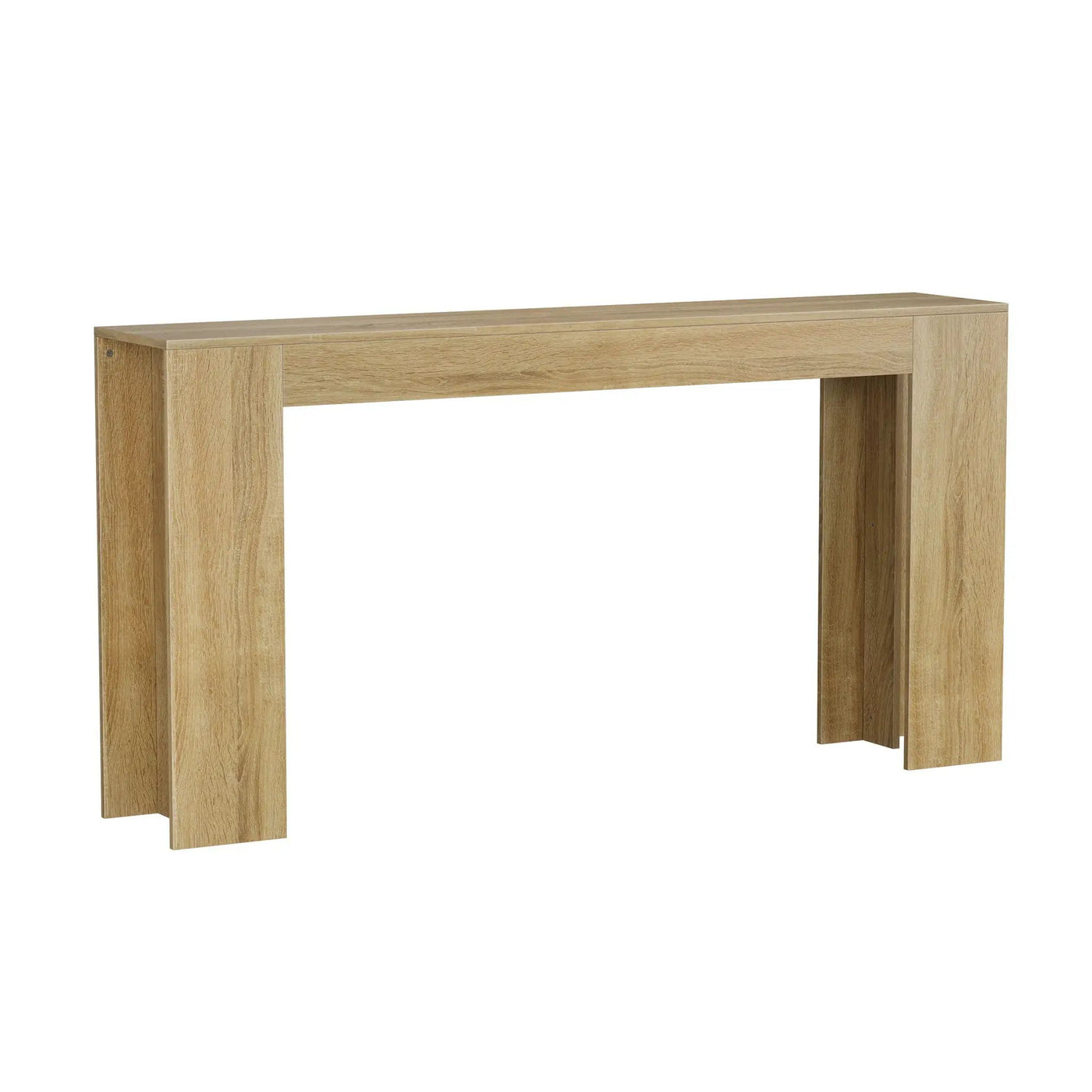 Farmhouse Style Extra Long Walnut Console Table by HouseOfZazla