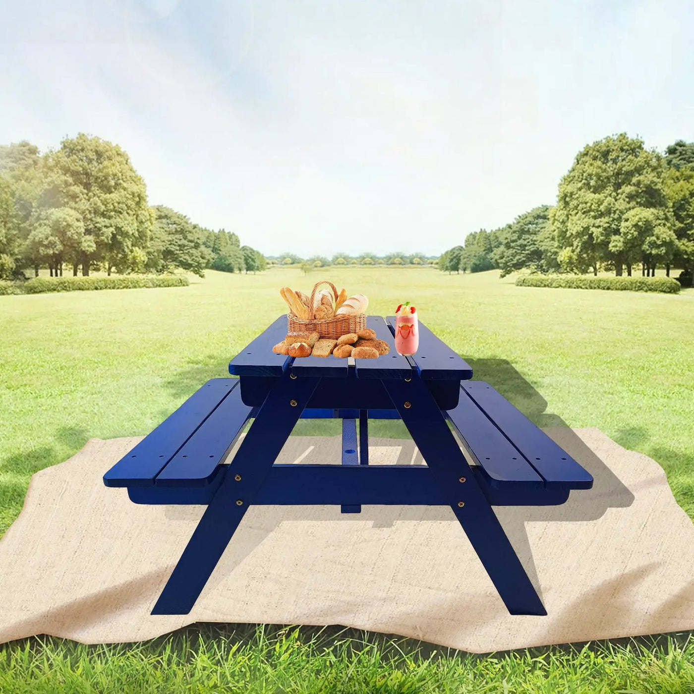Durable Solid Wood Children's Dining Table And Chairs Set, Multi-Functional by Unique Piece Furniture