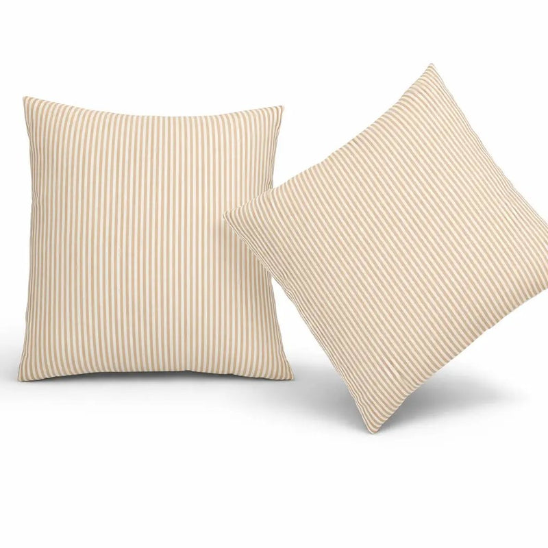 2 Pack Outdoor Throw Pillows, Waterproof & Fade-Resistant Patio Cushions (18x18) by HouseOfZazla