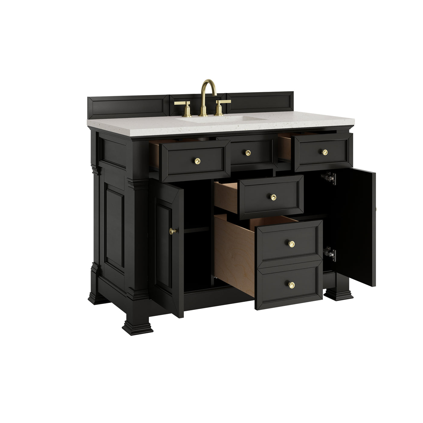 James Martin Brookfield 48" Single Bathroom Vanity, Black Onyx, view 23