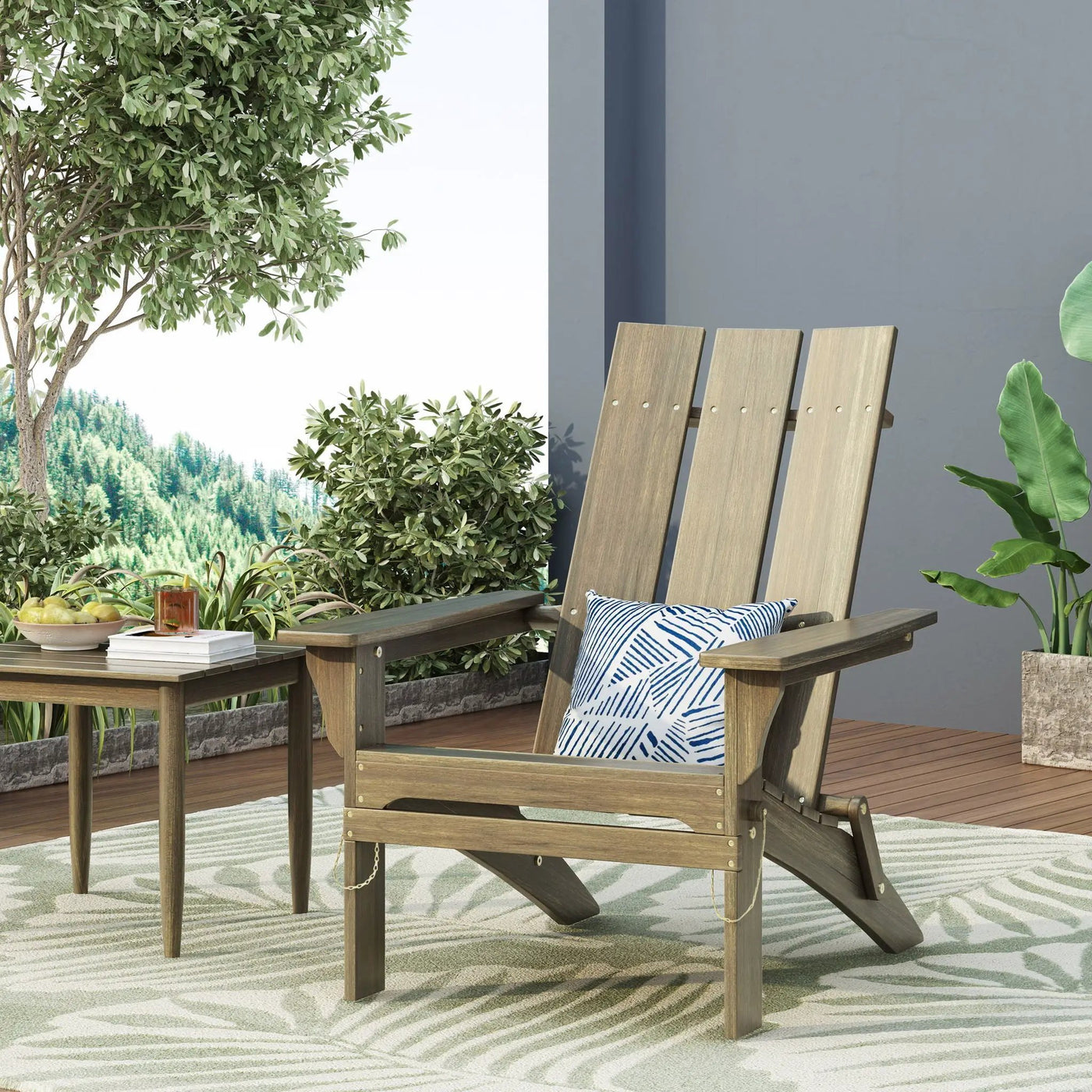 Aurascape Outdoor Comfort Foldable Adirondack Chair by HouseOfZazla
