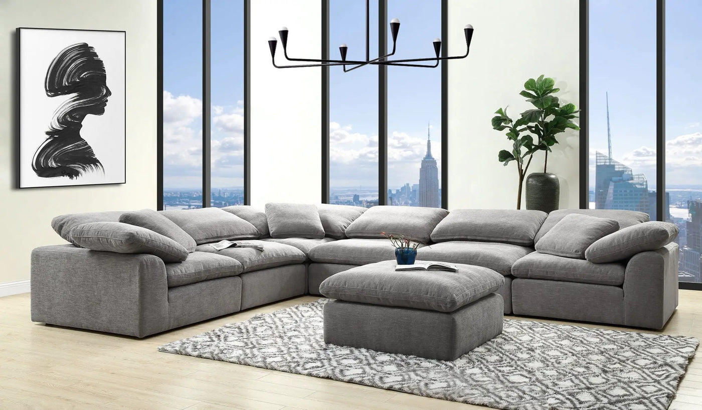 Naveen Modular Sectional With Ottoman by HouseOfZazla