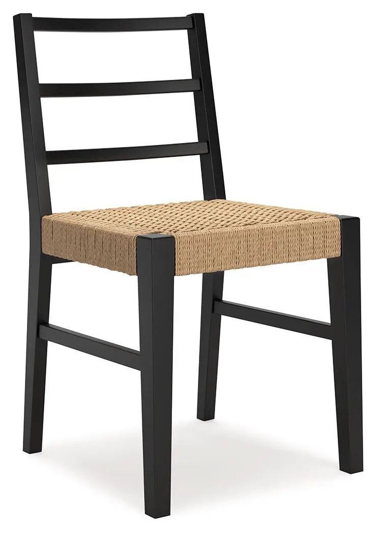 Isanti - Dining Room Side Chair (Set of 2) - Light Brown / Black by Unique Piece Furniture