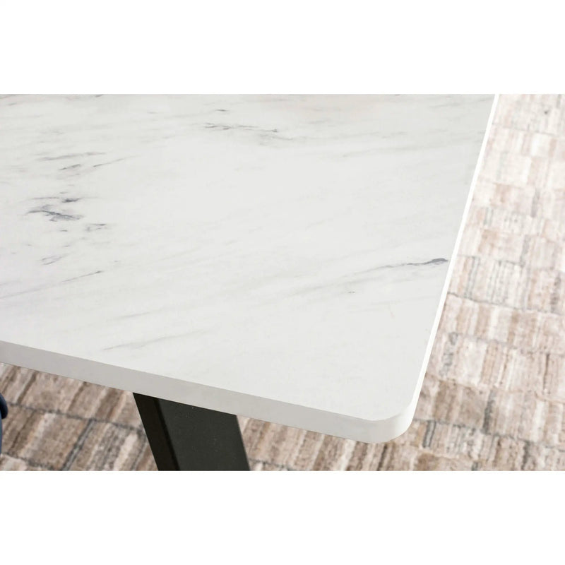 Vesper - Dining Rectangular Table - White Marble by HouseOfZazla