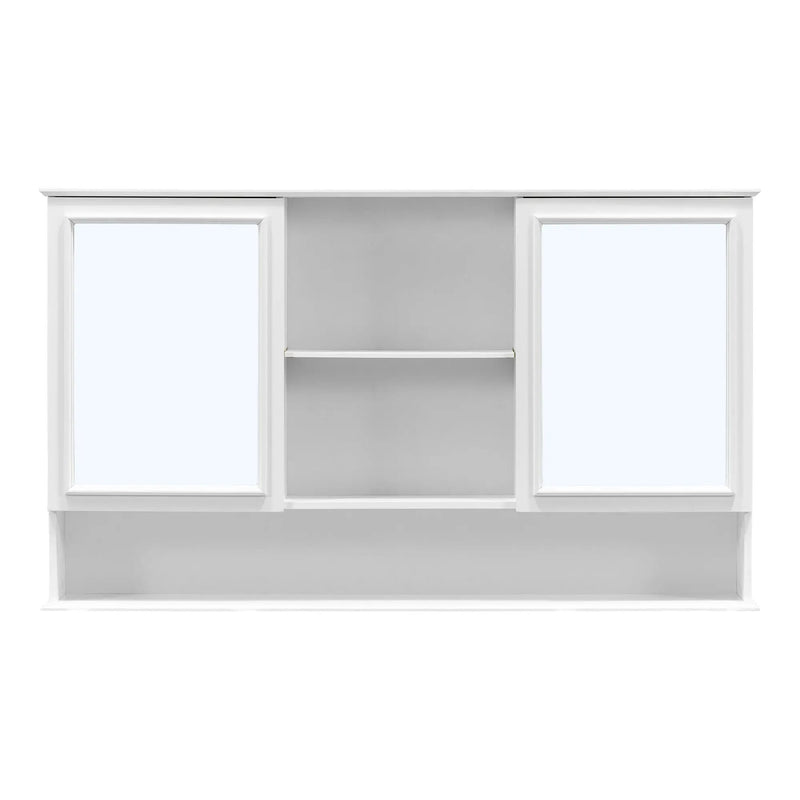 Wall Mounted Bathroom Medicine Cabinet With Double Mirrored Doors by HouseOfZazla