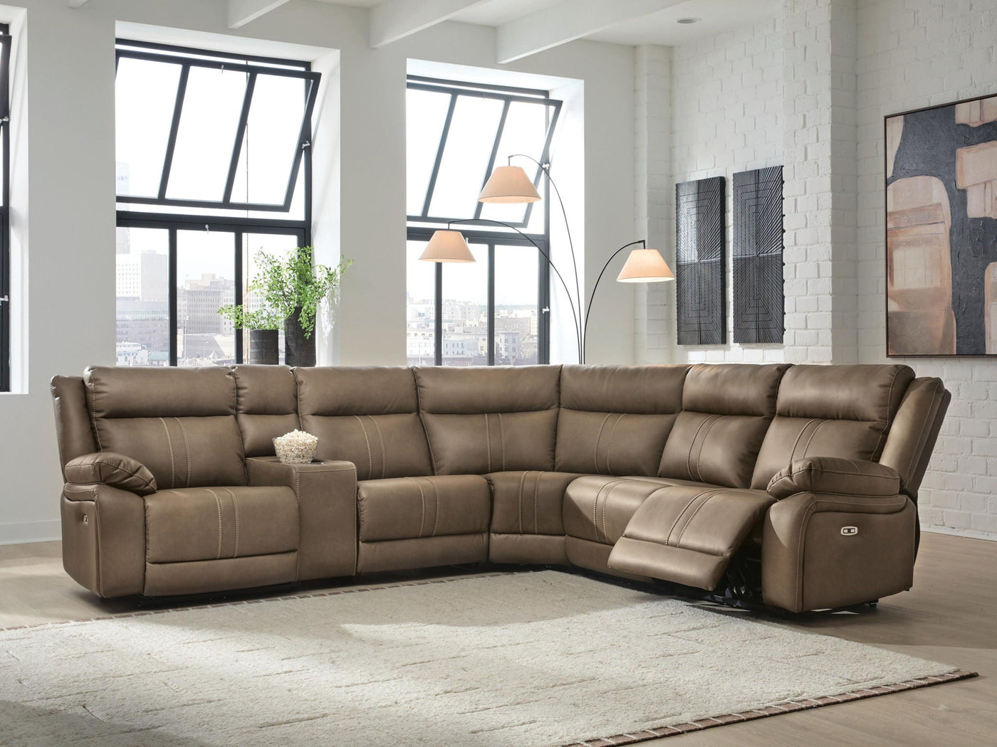 Max-Momentum - Reclining Sectional by Unique Piece Furniture