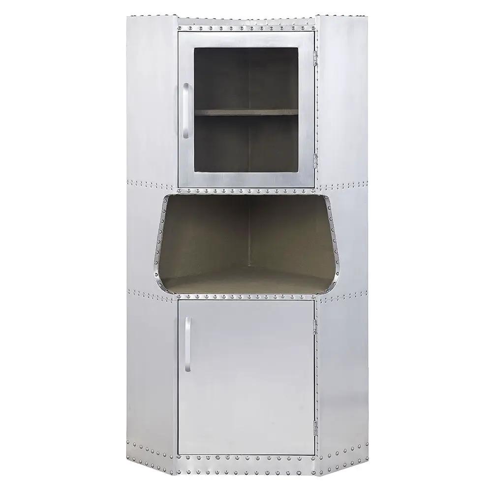 Brancaster - 57" Cabinet - Aluminum by Unique Piece Furniture