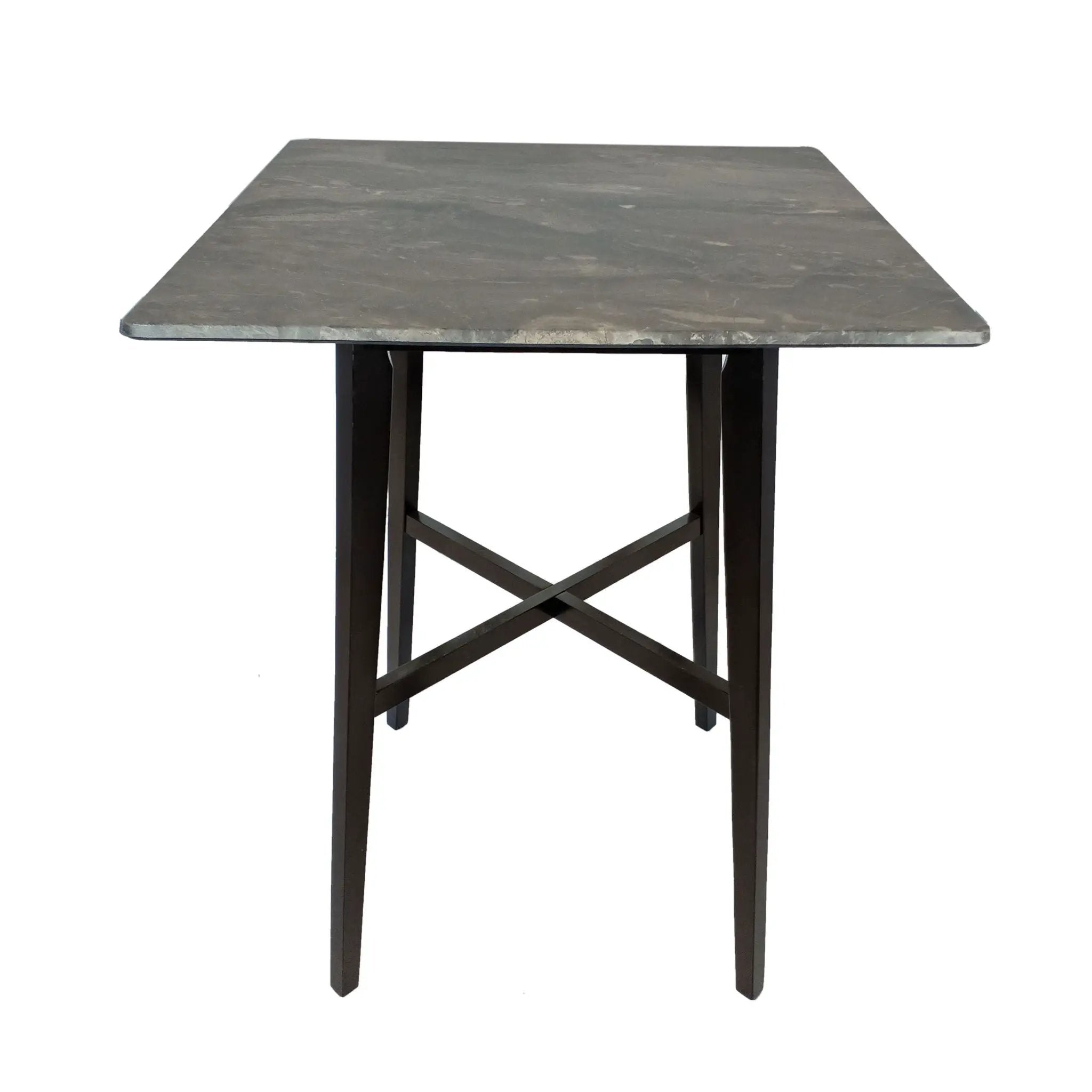 Modern Bar Height Dining Table, Rubberwood Legs and Laminate Table Top by HouseOfZazla