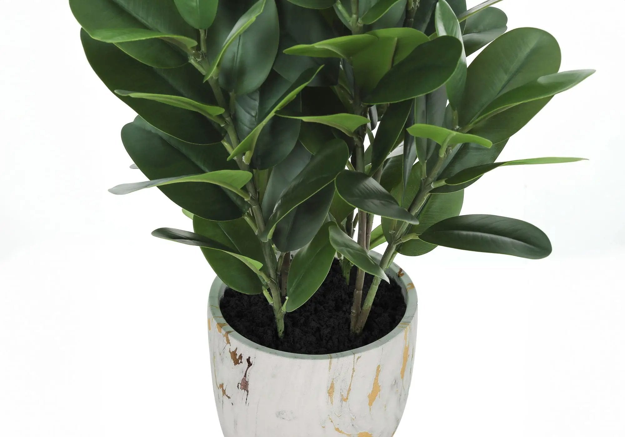 31" Tall, Artificial Plant, Garcinia Tree, Indoor, Faux, Fake, Floor, Greenery, Potted, Real Touch, Decorative - Green / White by Unique Piece Furniture