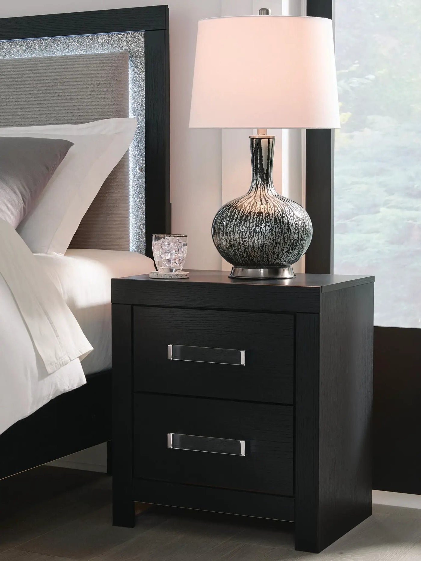 Maeling - Two Drawer Night Stand by Unique Piece Furniture