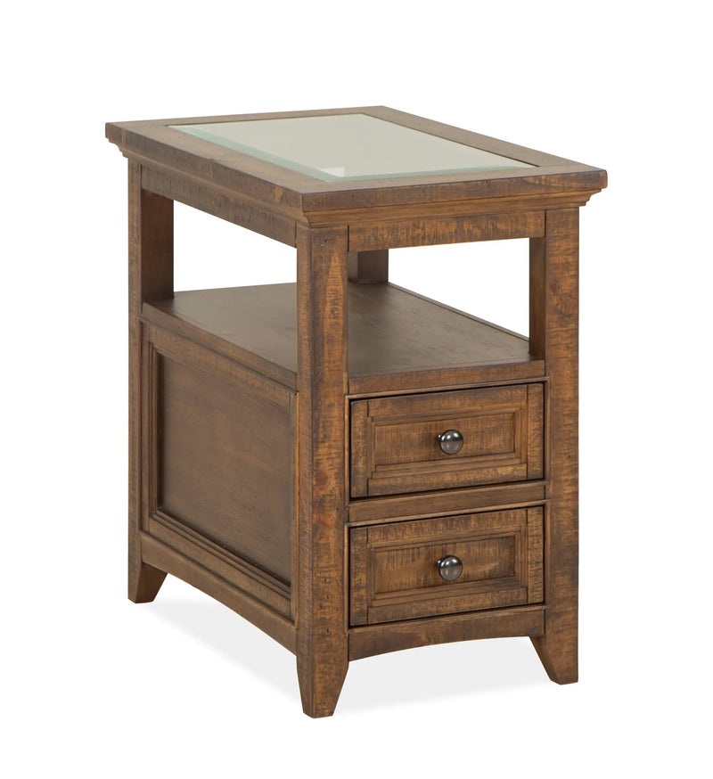 Bay Creek - Chairside End Table - Toasted Nutmeg by Unique Piece Furniture