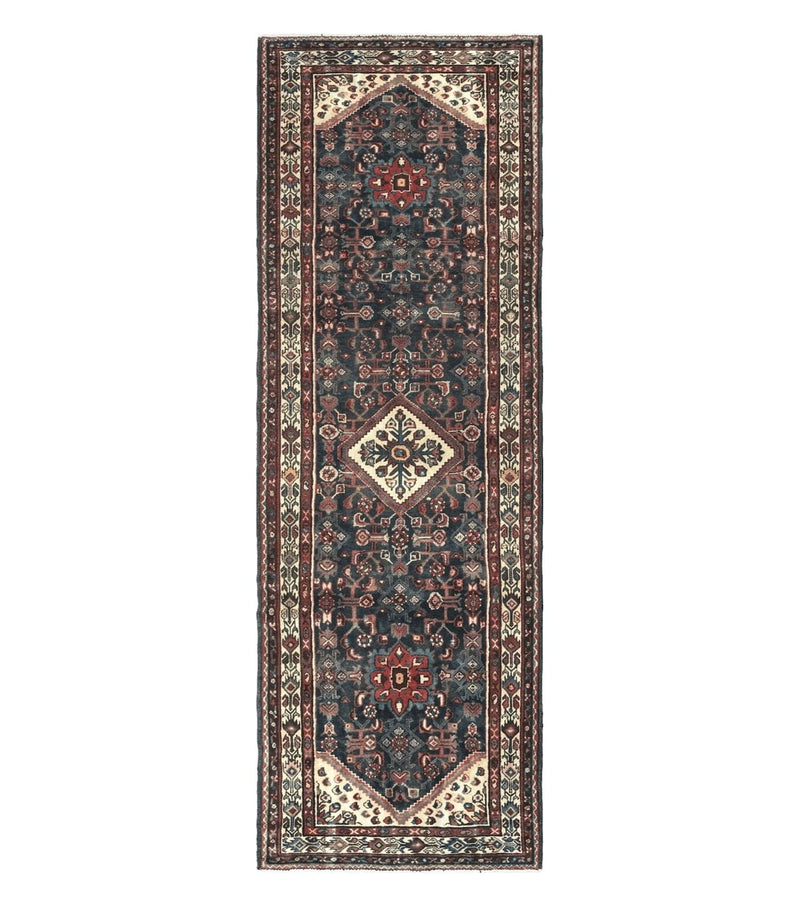 3' 6" X 10' 3" Antique Handmade Turkish Wool Runner Rug by Jewel Rugs