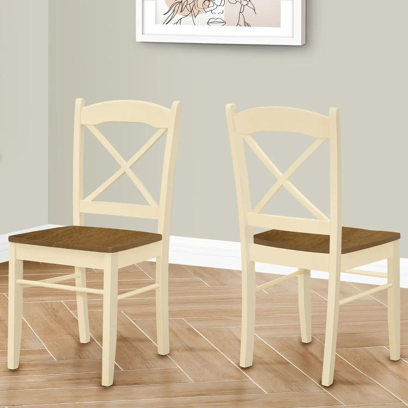 Dining Chair, Side, Dining Room, Transitional (Set of 2) by Unique Piece Furniture