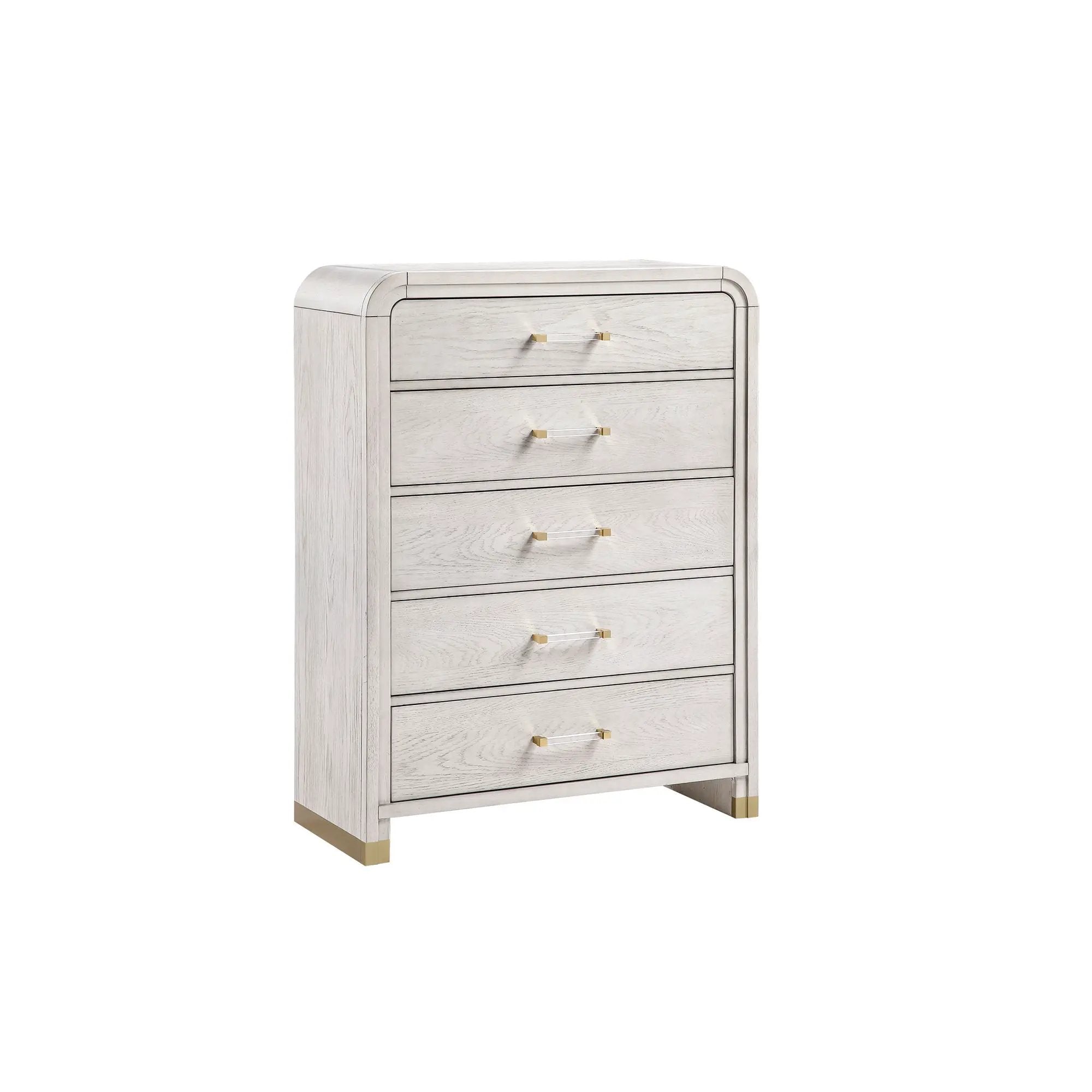Malco - Chest, Gold Accents - Oak by Unique Piece Furniture
