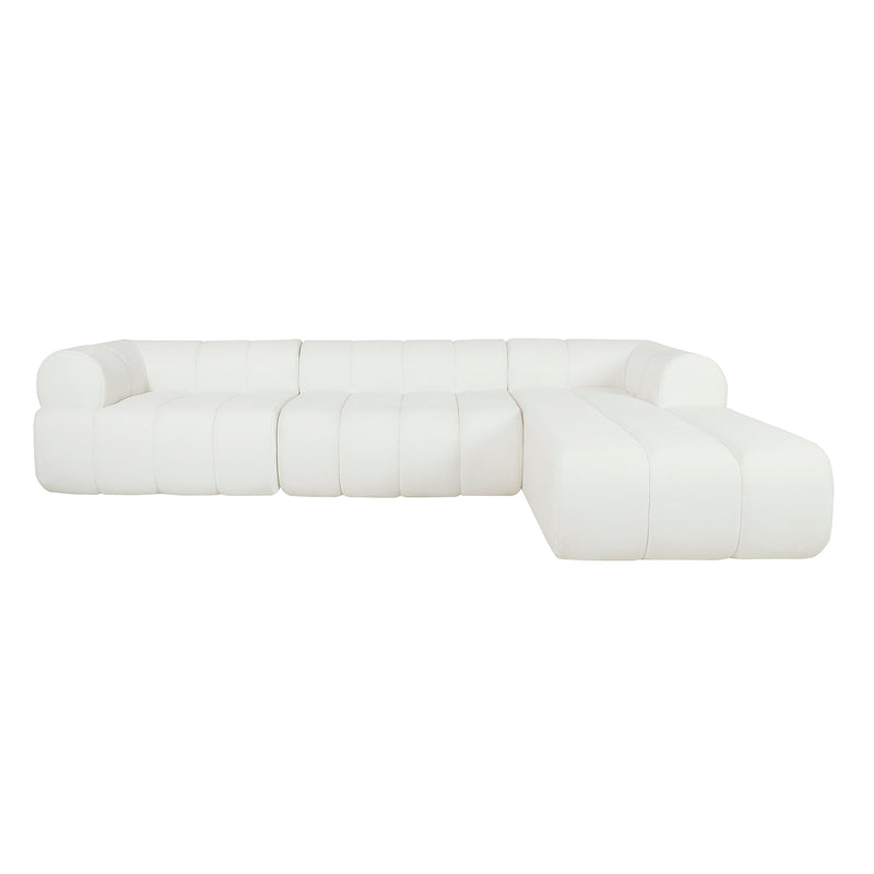 122" Modern L-Shaped Sectional Sofa with Chaise Lounge by HouseOfZazla