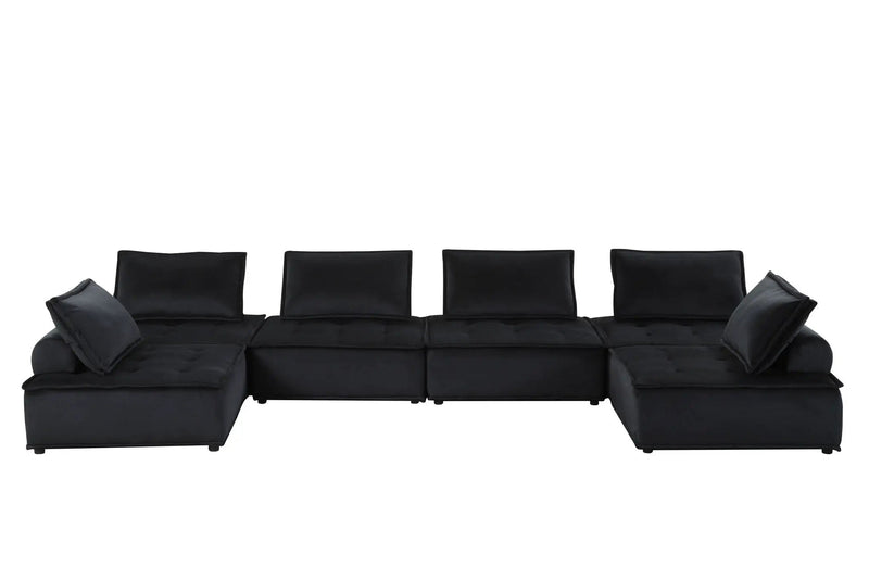 Anna - Stylish Sectional Sofa Ottoman by HouseOfZazla