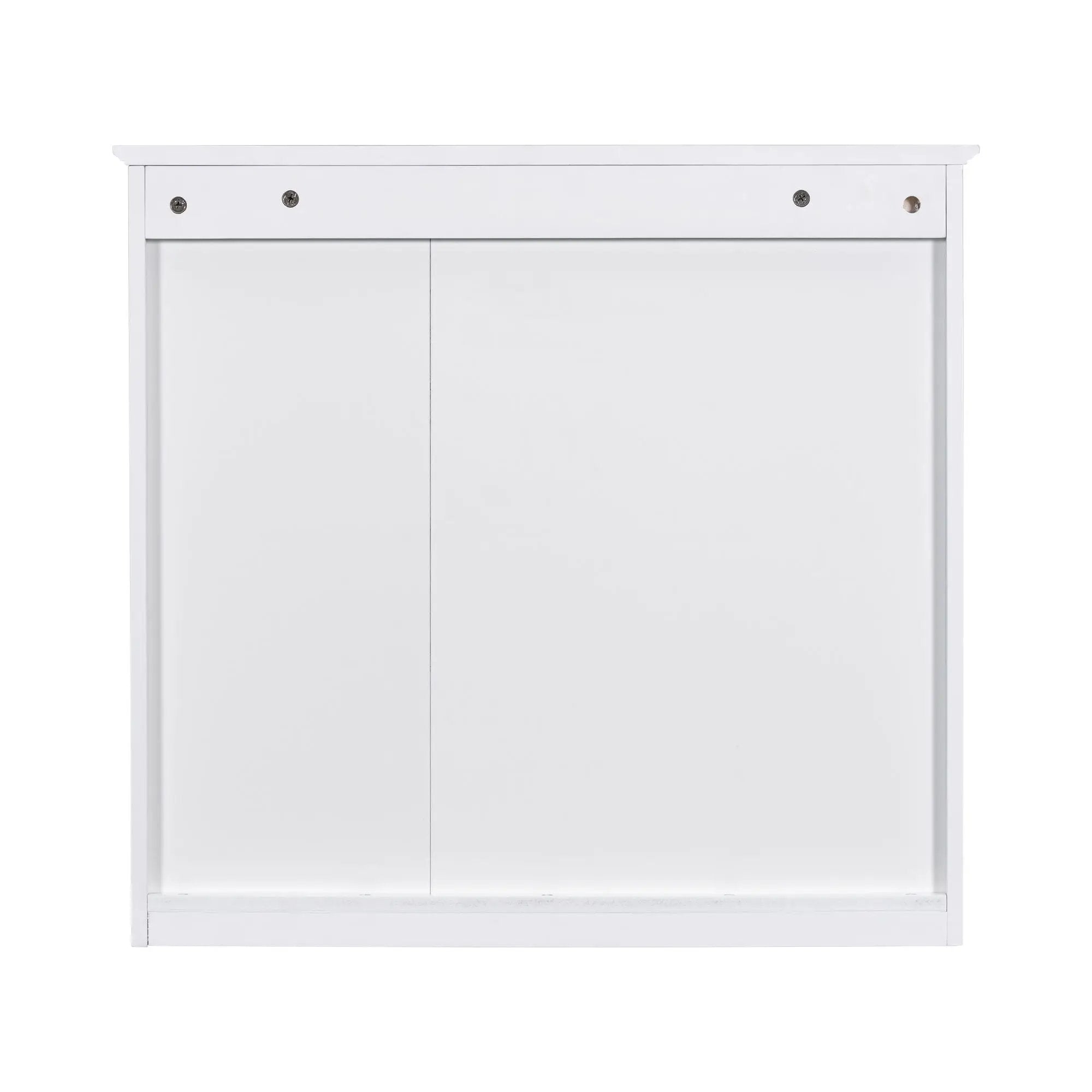 Bathroom Vanity With Medicine Cabinet, Royal Mirror Cabinet, Modern Bathroom Storage Cabinet With 2 Soft Closing Doors And 4 Drawers by HouseOfZazla