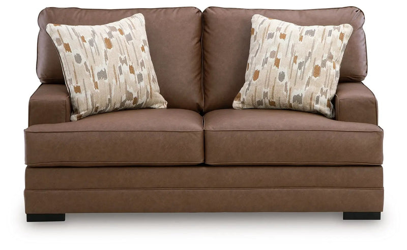 VillaCourt - Loveseat - Caramel by Unique Piece Furniture