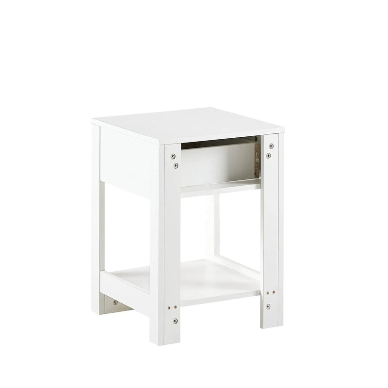 15.75" Rattan End Table With Drawer, Modern Nightstand, Side Table For Living Room, Bedroom by HouseOfZazla