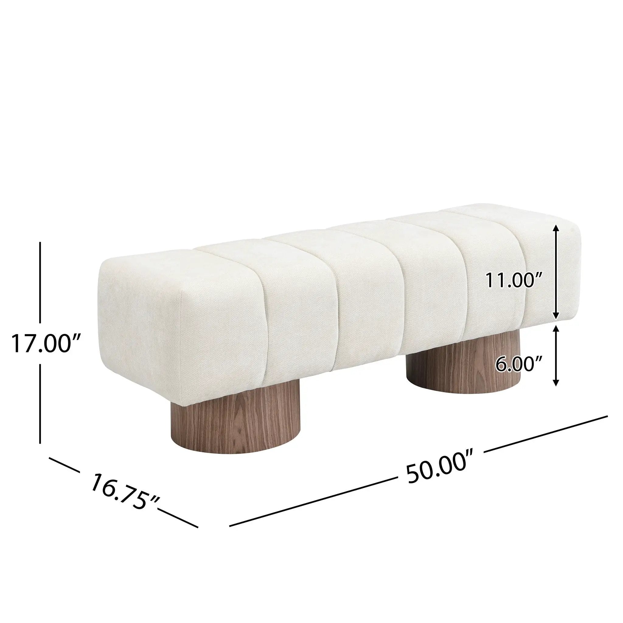 Upholstered Dining Bench For Dining Room by Unique Piece Furniture