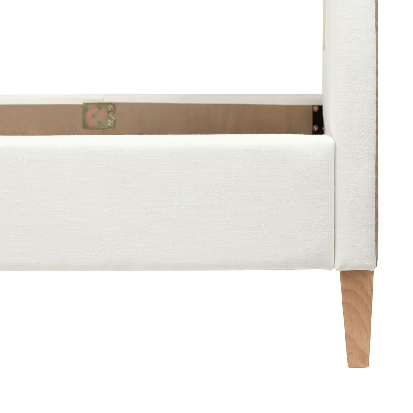 Haley - Upholstered Cane Back Platform Bed by HouseOfZazla