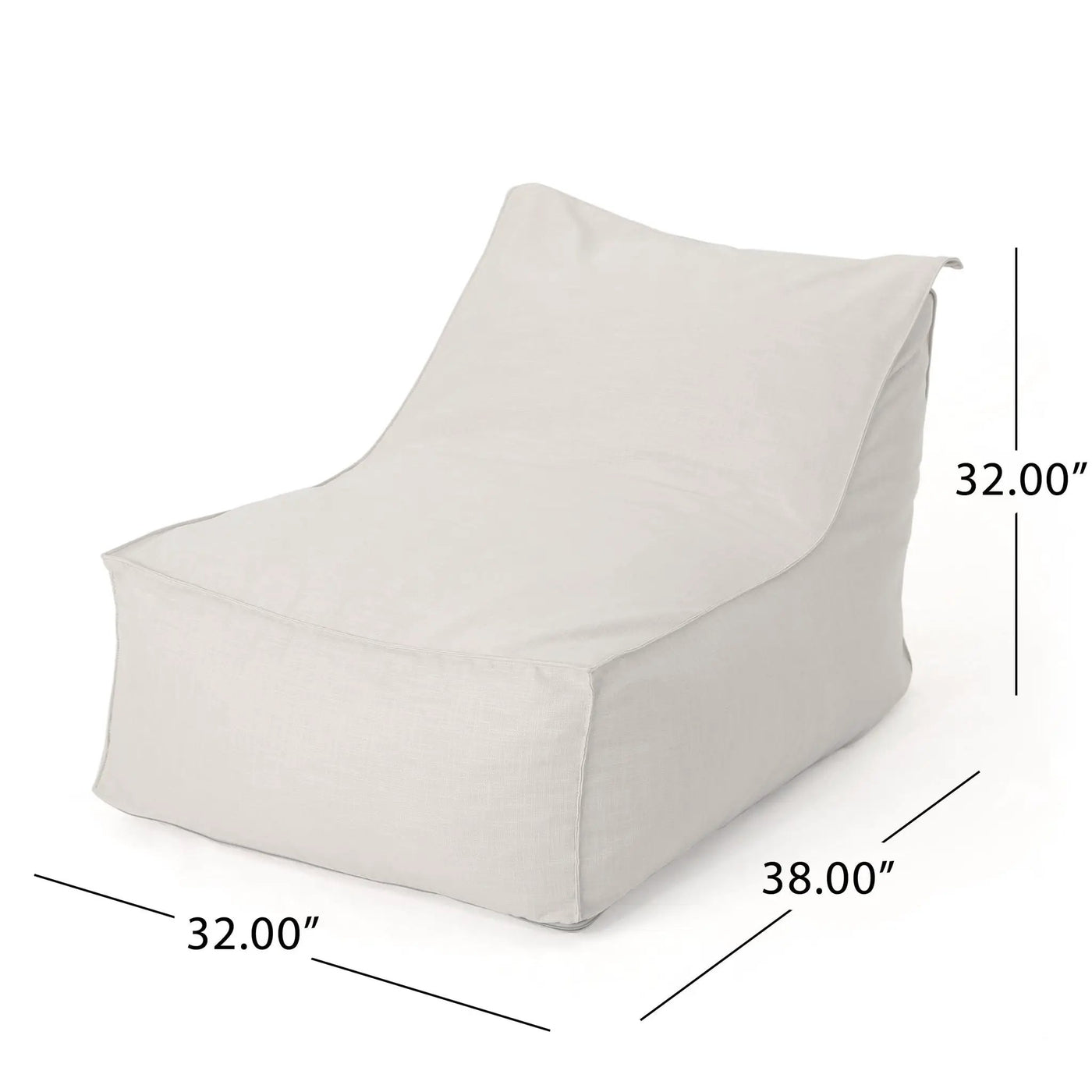 Ettie - Water Resistant Fabric Bean Bag Chair by HouseOfZazla