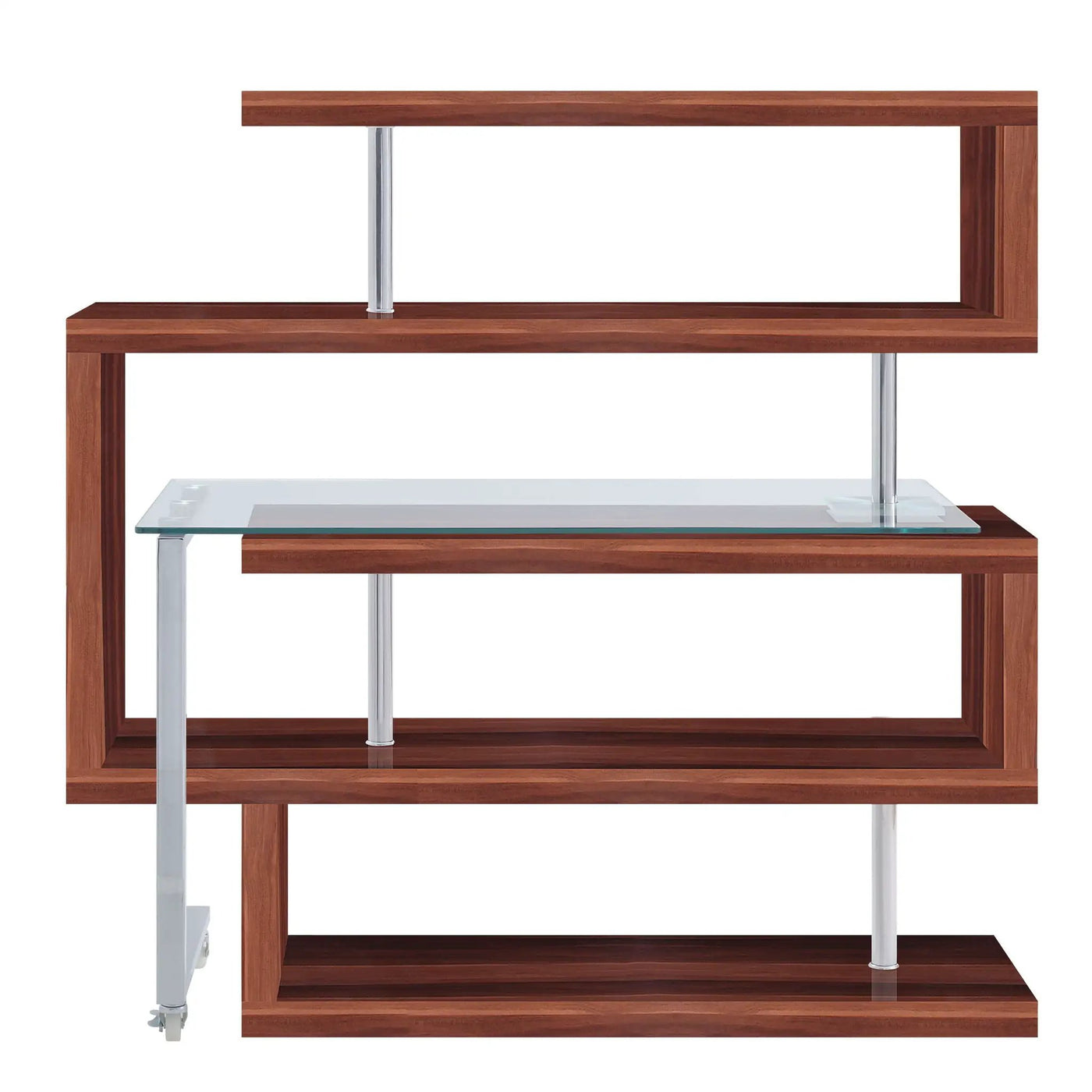Buck II - Writing Desk With Bookshelf by Unique Piece Furniture