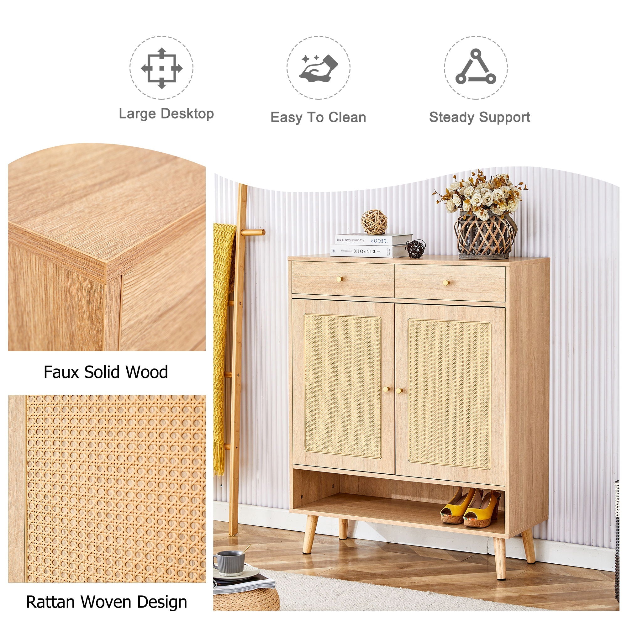 Multifunctional Modern Minimalist Shoe Cabinet by HouseOfZazla