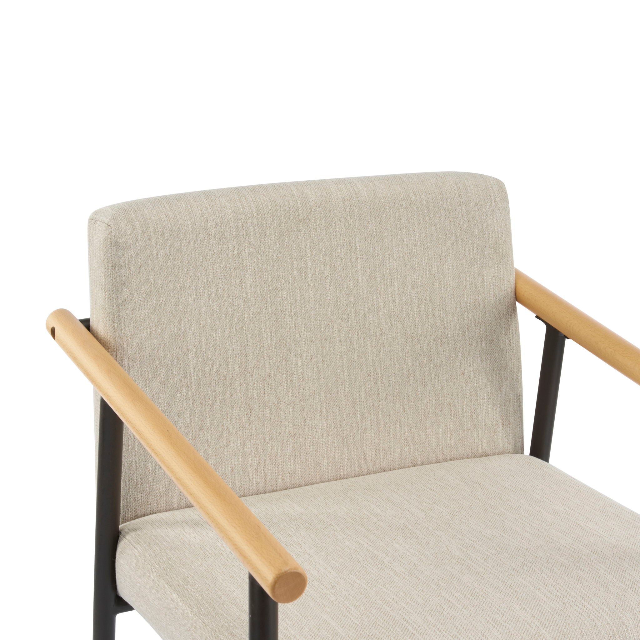Mid Century Modern Counter Stool Set With Iron Frame by HouseOfZazla