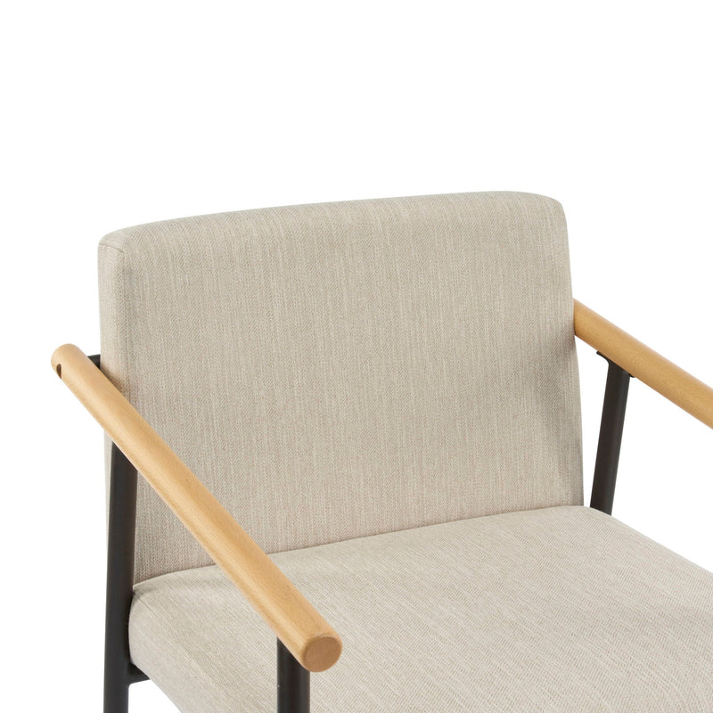 Mid Century Modern Counter Stool Set With Iron Frame by HouseOfZazla