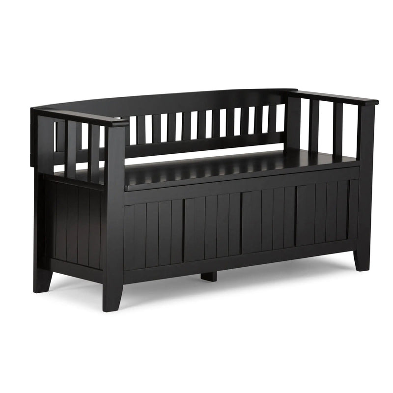 Acadian - Entryway Storage Bench, Handcrafted by Unique Piece Furniture
