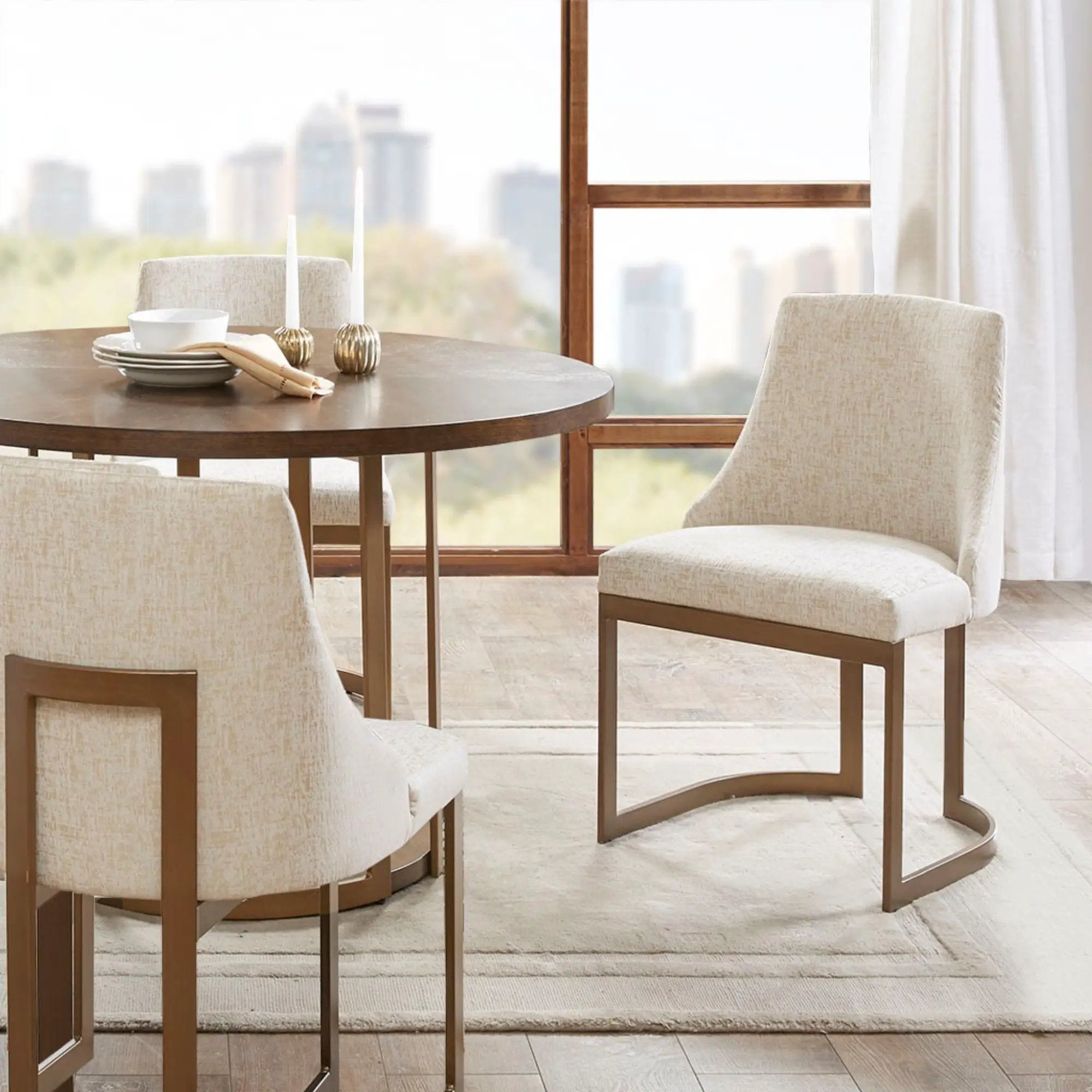 Contemporary Modern Accent Dining Chairs (Set of 2) by Unique Piece Furniture