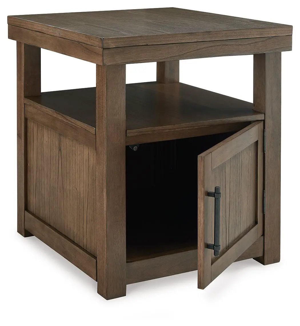 Boardernest - Rectangular End Table - Brown by Unique Piece Furniture