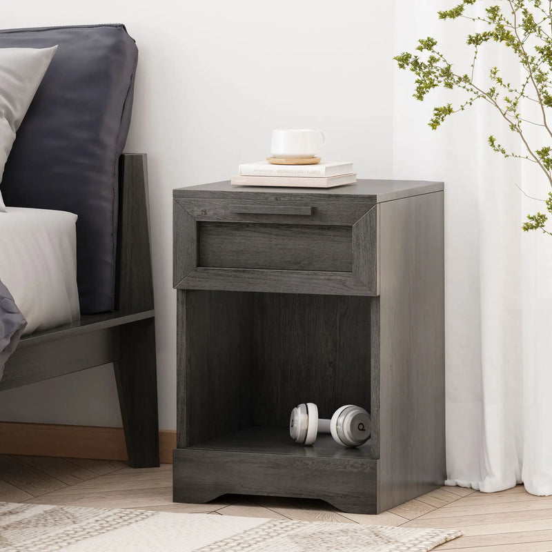 Broxon Rustic Drawer Nightstand by HouseOfZazla