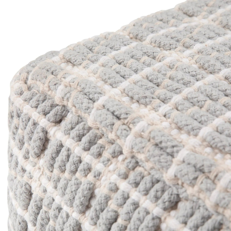Noreen - Upholstered Square Pouf by HouseOfZazla