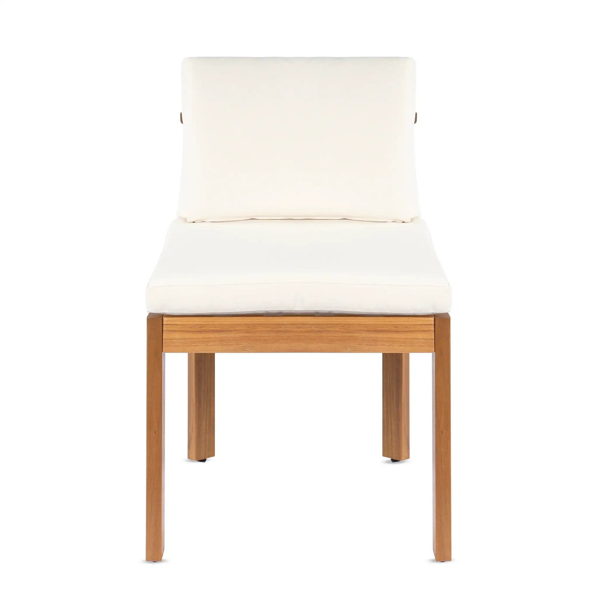 Acacia Wood Outdoor Dining Chair (Set of 2), Teak Finish Wood + by HouseOfZazla