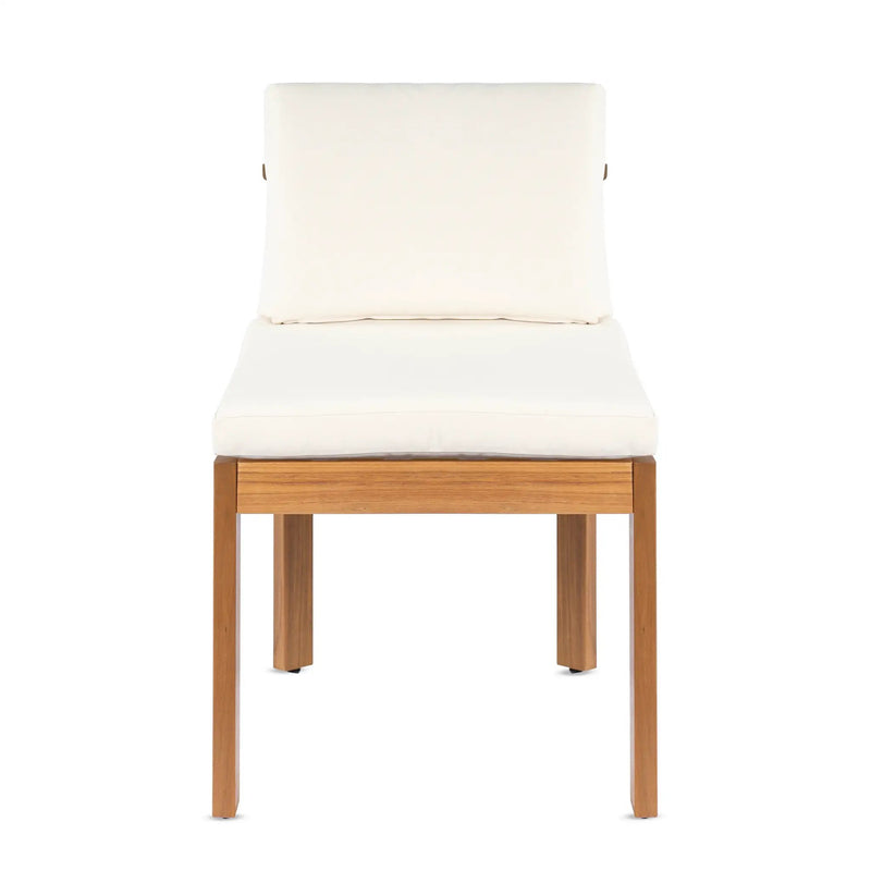 Acacia Wood Outdoor Dining Chair (Set of 2), Teak Finish Wood + by HouseOfZazla