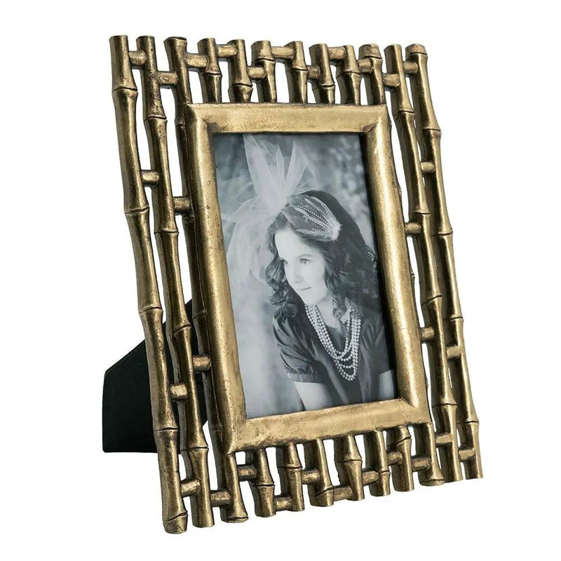 Photo Resin Frame, Opening (Set of 2) - Gold by HouseOfZazla