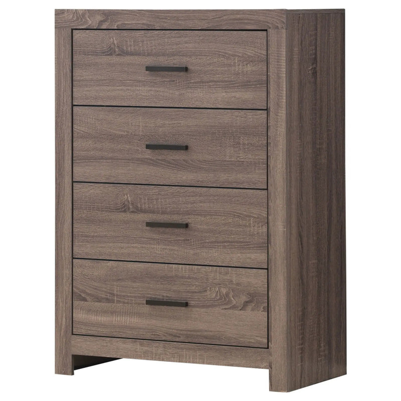 Brantford 4-drawer Bedroom Chest Barrel Oak by Unique Piece Furniture