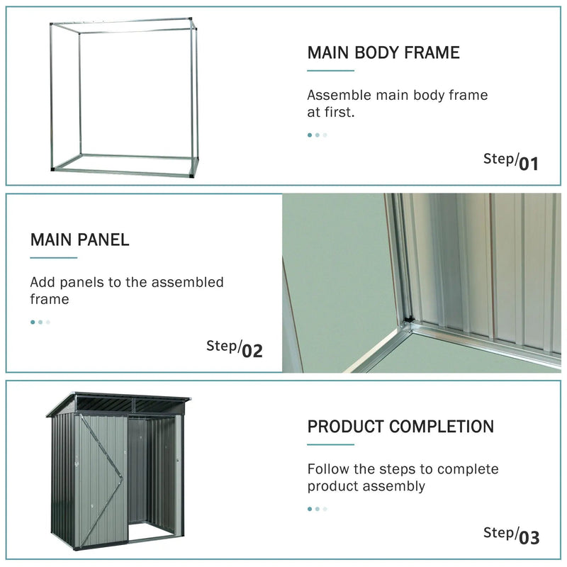 Outdoor Metal Storage Shed Transparent Plate by HouseOfZazla