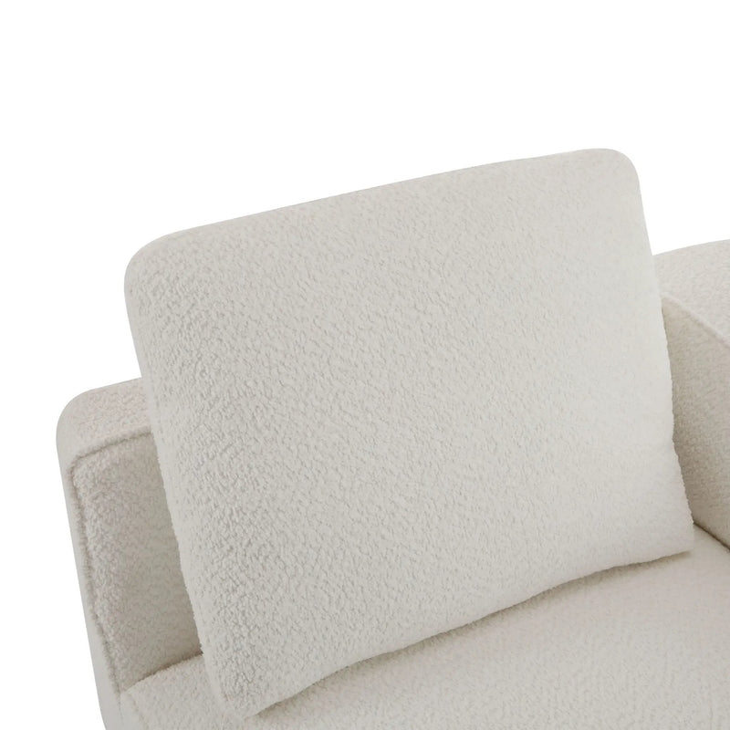 Chita Sectional Sofa 3 Seater With Light Strip - Beige by HouseOfZazla