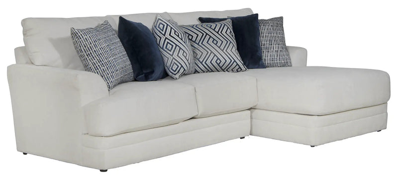 Polaris - Sectional With Comfort Coil Seating And Accent Pillows Included by Unique Piece Furniture