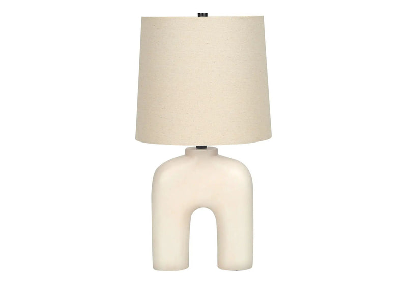 Lighting, Table Lamp, Resin, Modern - Cream by HouseOfZazla