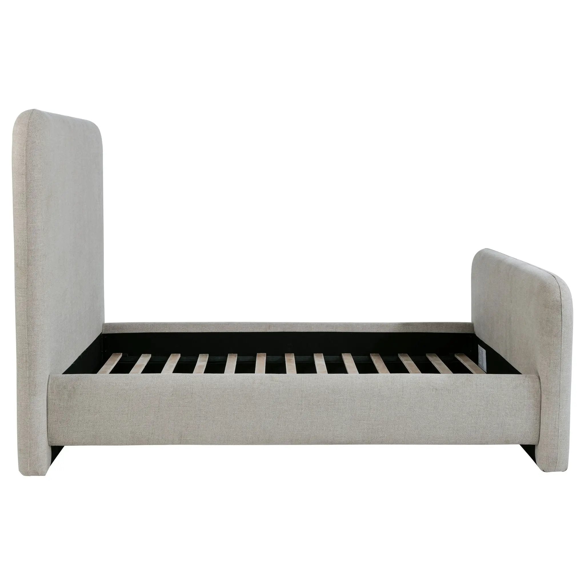 Wren Upholstered Queen Panel Bed Grey by Unique Piece Furniture