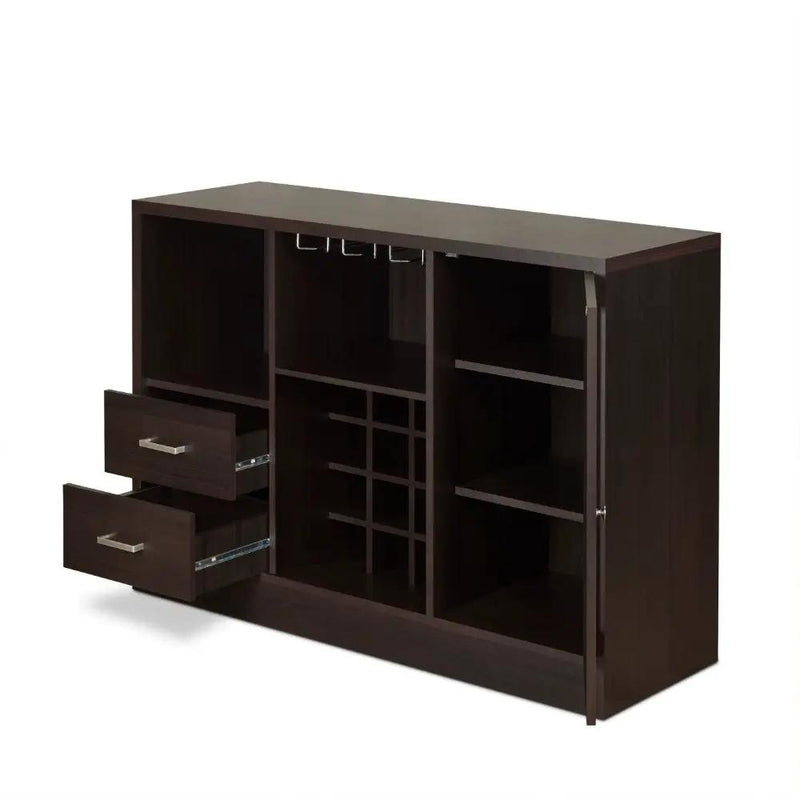 Hazen - 33" Wine Cabinet - Espresso by Unique Piece Furniture