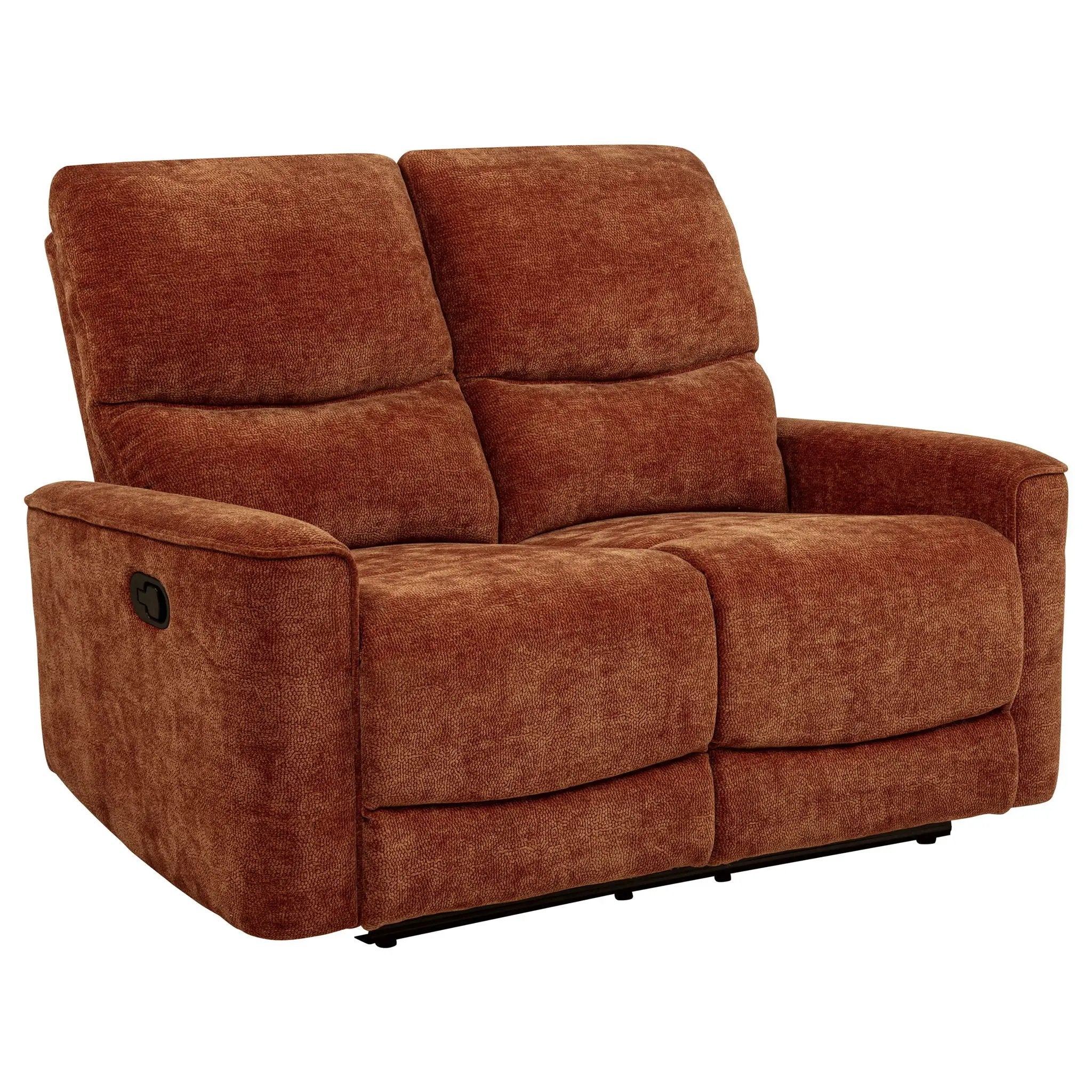 Navarro 3-piece Upholstered Reclining Sofa Set Orange by Unique Piece Furniture