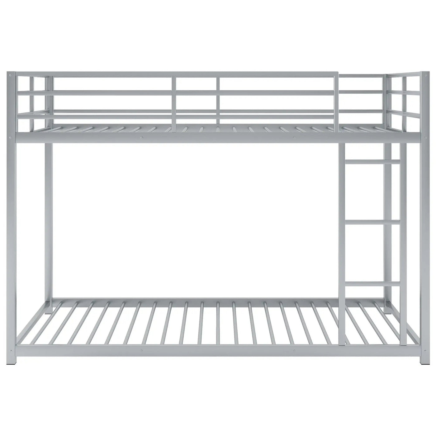 Metal Bunk Bed, Low Bunk Bed With Ladder by Unique Piece Furniture