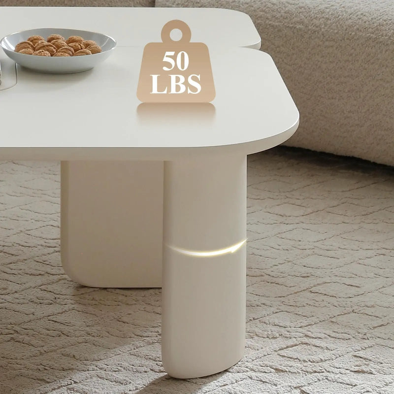 L-Shape Coffee Table For Living Room by Unique Piece Furniture