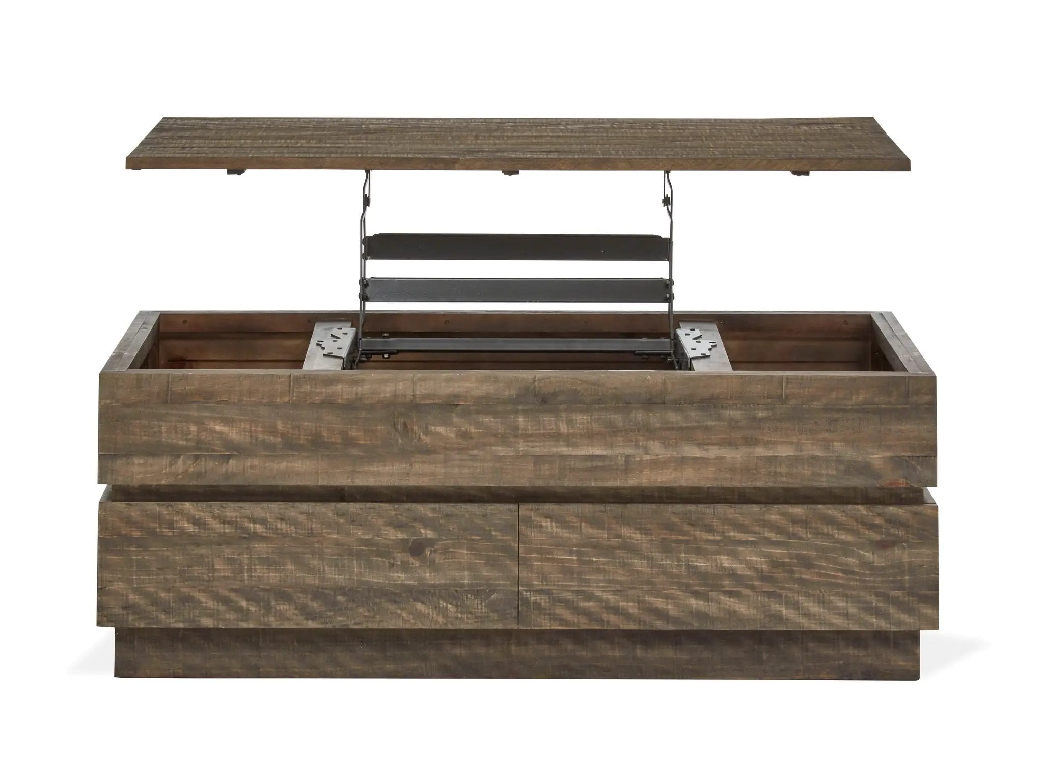 Baisden - Lift Top Storage Cocktail Table With Casters - Tobacco by Unique Piece Furniture