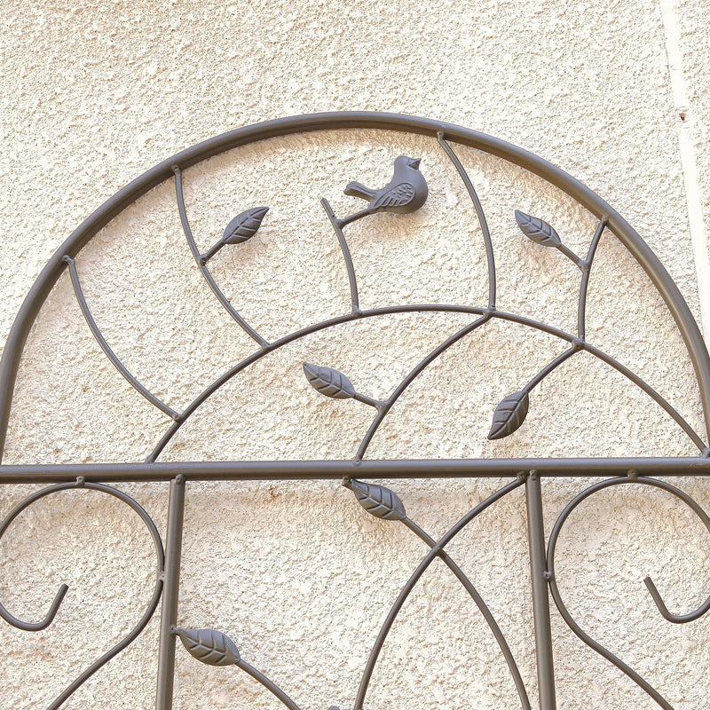 4 Pack Metal Garden Trellis 86.7" x 19.7" Rustproof for Climbing Plants by HouseOfZazla